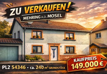 Mehring a.d. Mosel - Handwerker aufgepasst - zentral gelegenes Doppelhaus/Reiheneckhaus mit Ausbaupotential