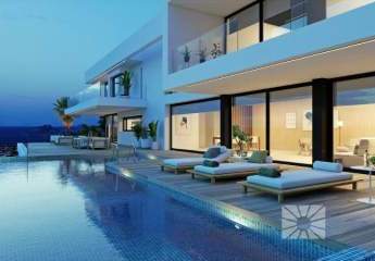 Villa Marblau - moderne Luxusvilla im Verkauf in der Wohnanlage Jazmines in Cumbre del Sol