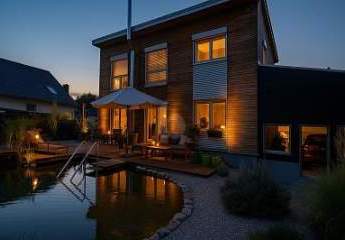 WOHNEN WIE IM URLAUB  MIT SCHWIMMTEICH!