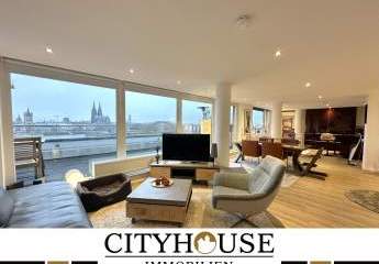 CITYHOUSE: Penthouse - Kölns schönster Blick auf den Dom! 90 m² Terrasse in Süd-West-Ausrichtung