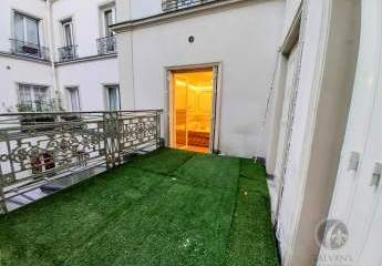 Luxuriöse 75m2 Wohnung mit terrasse in trendiger Pariser Lage