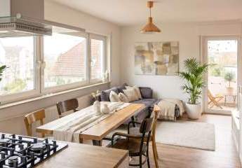 Charmante 2-Zimmer-Wohnung in Frankfurt-Bornheim – 5. Obergeschoss, Aufzug, Balkon & Ausblick