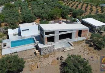 Süd Kreta Pobia Einfamilienhaus im Bau ca. 136m² Wfl. mit privatem Pool