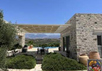 Kreta, Kamilari Naturstein - Luxusvilla Wfl. 104m² priv. Pool