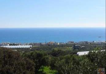 Kreta, Makrigialos Grundstück von 2.000m² mit wunderschönem Meerblick.