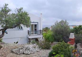 Kreta, Kokkino Chorio, Freistehende Villa mit 2 Schlafzimmern/2 Bädern, Meerblick und Gemeinschaftspool