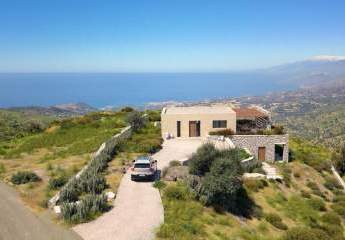 Kreta, Ag. Pavlos, Luxuriöse Ferienvilla Wfl. 96,00 m² mit Pool und Panorama Meerblick und separatem Apartment