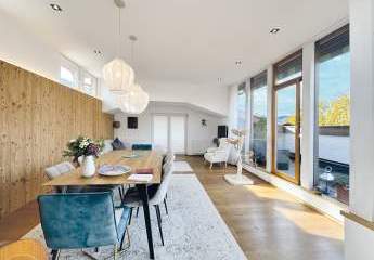 Modern-alpine Dachterrassen-Maisonette mit Panoramablick – traumhafte Sonnenuntergänge inklusive!