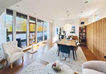 Modern-alpine Dachterrassen-Maisonette mit Panoramablick – traumhafte Sonnenuntergänge inklusive!