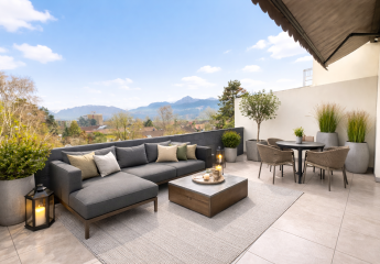 Hochwertig modernisierte Wohnung mit Alpenpanorama