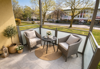 Einziehen & wohlfühlen – sonnige 2-Zimmer-Wohnung in Kurstadtlage