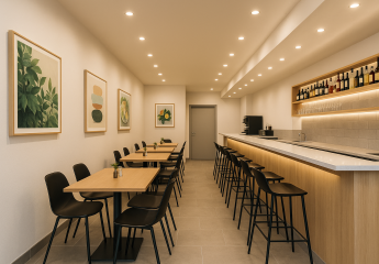 Von der Bar zum Café: Vielseitige Fläche sucht neues Gastronomieprofil