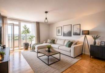 Wohnen über den Dächern Aubings – Helle 3-Zi.-Wohnung im 9. OG