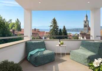 3-Zimmer-Neubauwohnung im Herzen von Überlingen mit Seeblick!