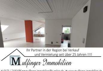 3- Zi. DG Wohnung mit 2 Balkonen und Garage
