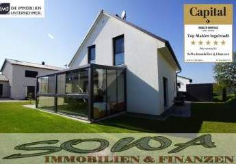 Exklusives neues Einfamilienhaus mit Wintergarten und Doppelgarage in Burgheim - Ein Objekt von Ihrem Immobilienpartner SOWA Immobilien und Finanzen