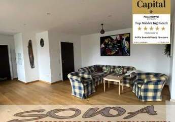Wohnen auf der Insel! Großzügige 4,5 Zimmer Wohnung mit zwei Balkonen und Blick auf das Schloss in einer beliebten Lage in der Stadtmitte in Neuburg - Ein Objekt von Ihrem Immobilienpartner SOWA Immob