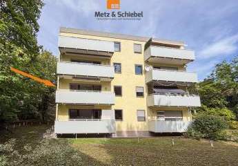 Ruhige & sonnige 2-Zimmer-Wohnung im 1.OG mit Balkon, inkl. TG-Platz in Wiesbaden – bezugsfrei