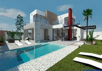 Los Alcazares Costa Calida: Luxus Villen mit Pool und Garage am Mar Menor in Golfplatznähe