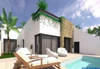 Pilar de la Horadada Costa Blanca: Moderne Doppelhäuser mit Pool