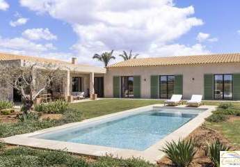 Mediterrane Luxus-Neubaufinca mit Salzwasserpool und absoluter Privatsphäre nahe Es Trenc