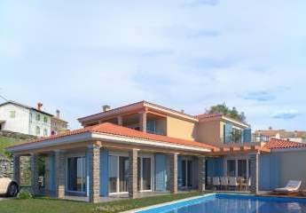 Neue Villa mit Pool, mediterraner Stil