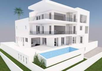 Moderne Villa mit Swimmingpool und Meerblick in der Region Split