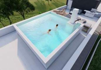 Neues Appartement mit Pool und Dachterrasse