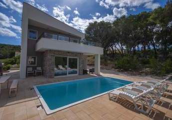 Moderne Villa mit Swimmingpool, Insel Brac