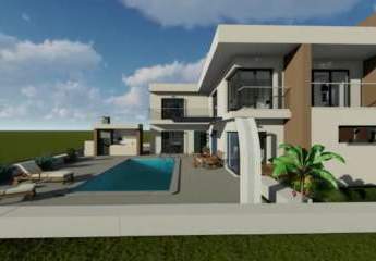 Moderne Villa mit Swimmingpool und Meerblick