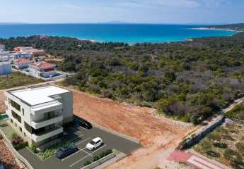 Modernes Appartementhaus mit Meerblick in Novalja, Insel Pag