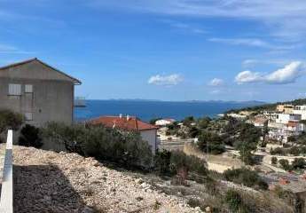 Einfamilienhaus im Rohbau mit traumhaften Meerblick, Primosten