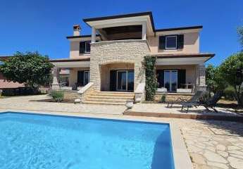 Haus mit Swimmingpool und Meerblick, Region Porec