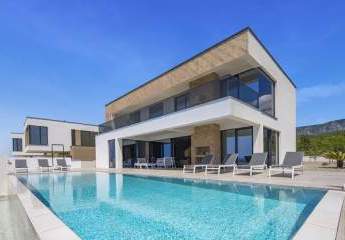 Moderne Luxusvilla mit Swimmingpool und Panorama-Meerblick, Region Crikvenica