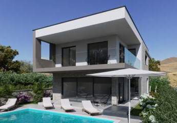 Moderne Villa in der 1. Reihe zum Meer