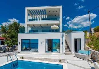 Moderne Villa mit Pool und wunderschönem Meerblick, Dubrovnik Riviera