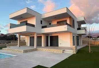 Moderne Villa mit traumhaften Meerblick, Region Novalja