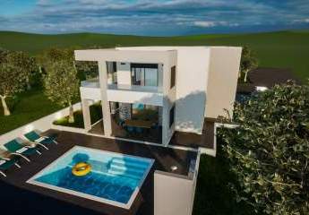 Luxuriöse Villa mit Meerblick in Vodice, Dalmatien