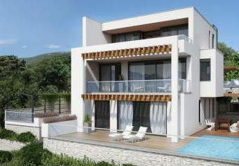 Moderne Maisonettewohnung mit privatem Swimmingpool und Garten