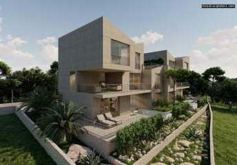 Moderne Doppelhaushälfte mit Swimmingpool