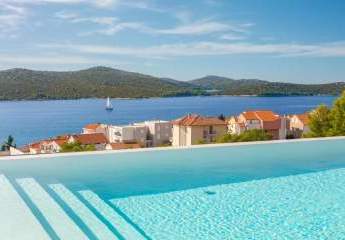 Moderne Villa mit Infinity-Pool und Panorama-Meerblick, Region Sibenik