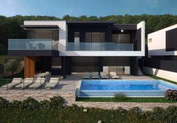 Moderne Luxusvilla nahe dem Meer, Region Omis