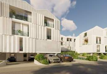 Moderne Wohnungen im Neubau-Areal