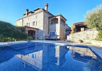 Mediterranes Steinhaus mit Pool, Region Porec