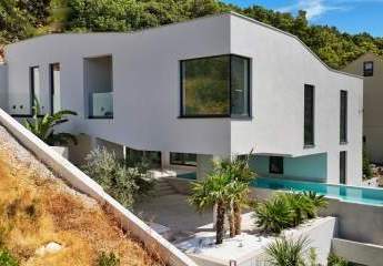 Moderne Neubau-Villa mit Infinity-Pool und Meerblick, Insel Korcula