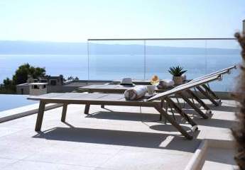 Neubau-Villa mit Panorama-Meerblick, Region Split