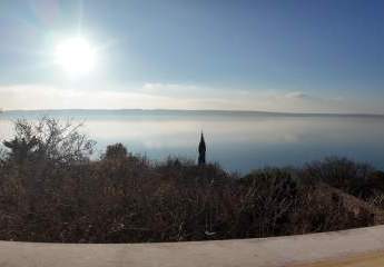 Haus nahe dem Meeresufer