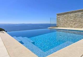 Moderne Villa mit wunderschönem Panorama-Meerblick und Infinity-Pool