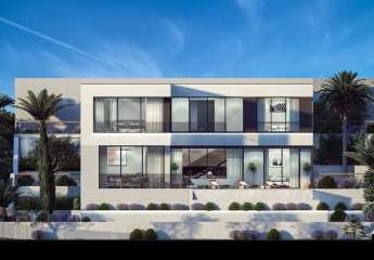 Neubauvilla mit Pool und Meerblick