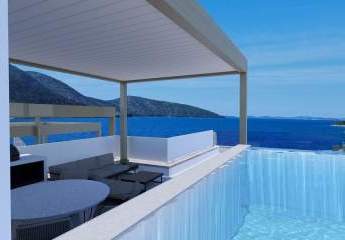 Luxusapartment mit Swimmingpool und Meerblick in Strandnähe